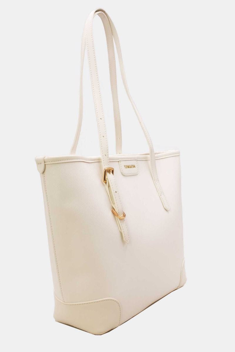 TOM & EVA Kim white shoulder bag