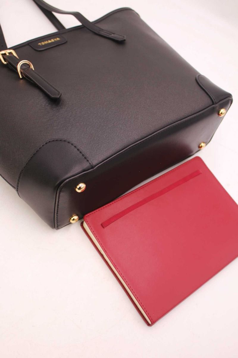 TOM & EVA Kim black shoulder bag