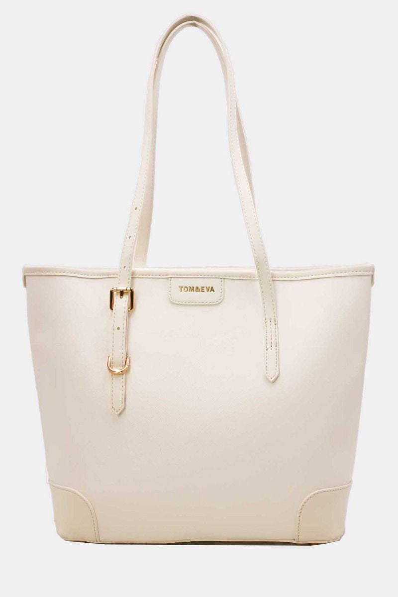 TOM & EVA Kim white shoulder bag