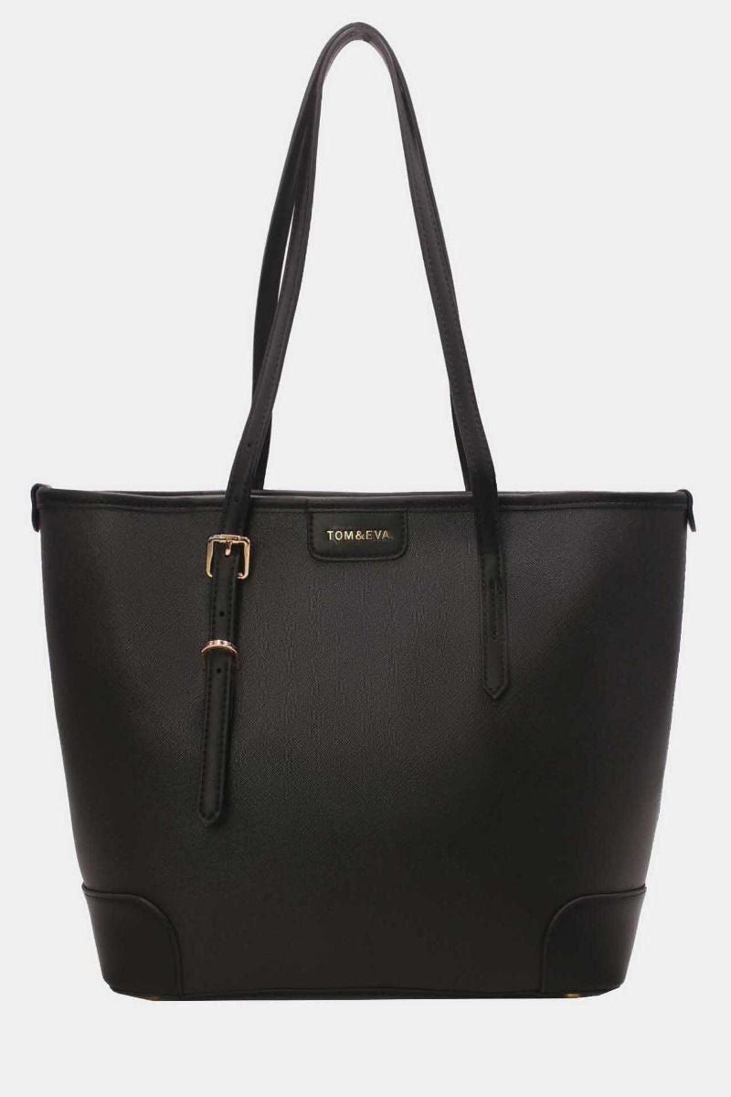 TOM & EVA Kim black shoulder bag