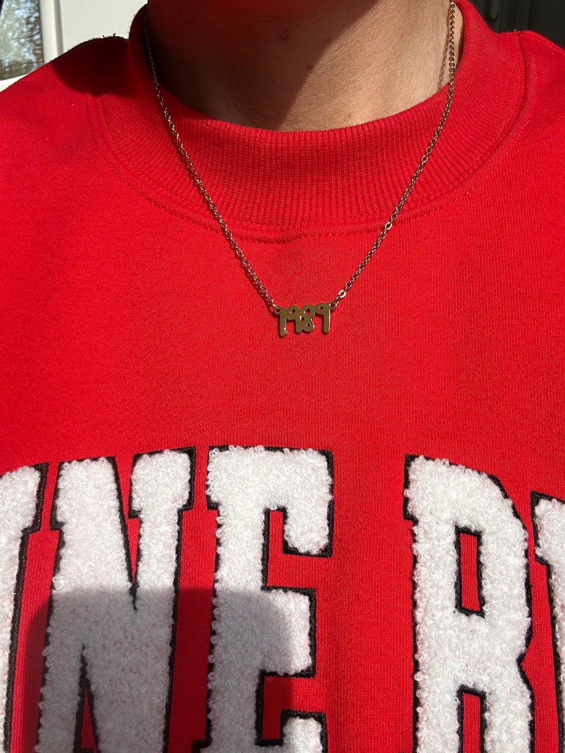 1989 silver necklace 