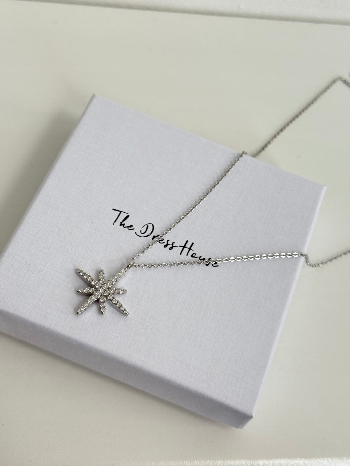 Simone - Silver Star Necklace