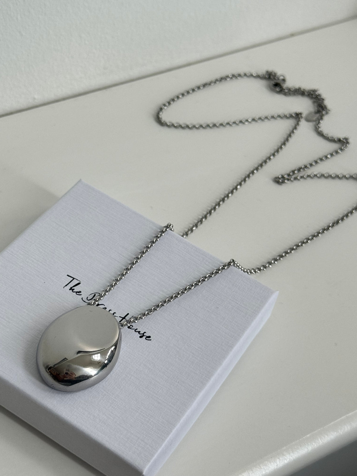 Cleo - Silver Pendant Necklace