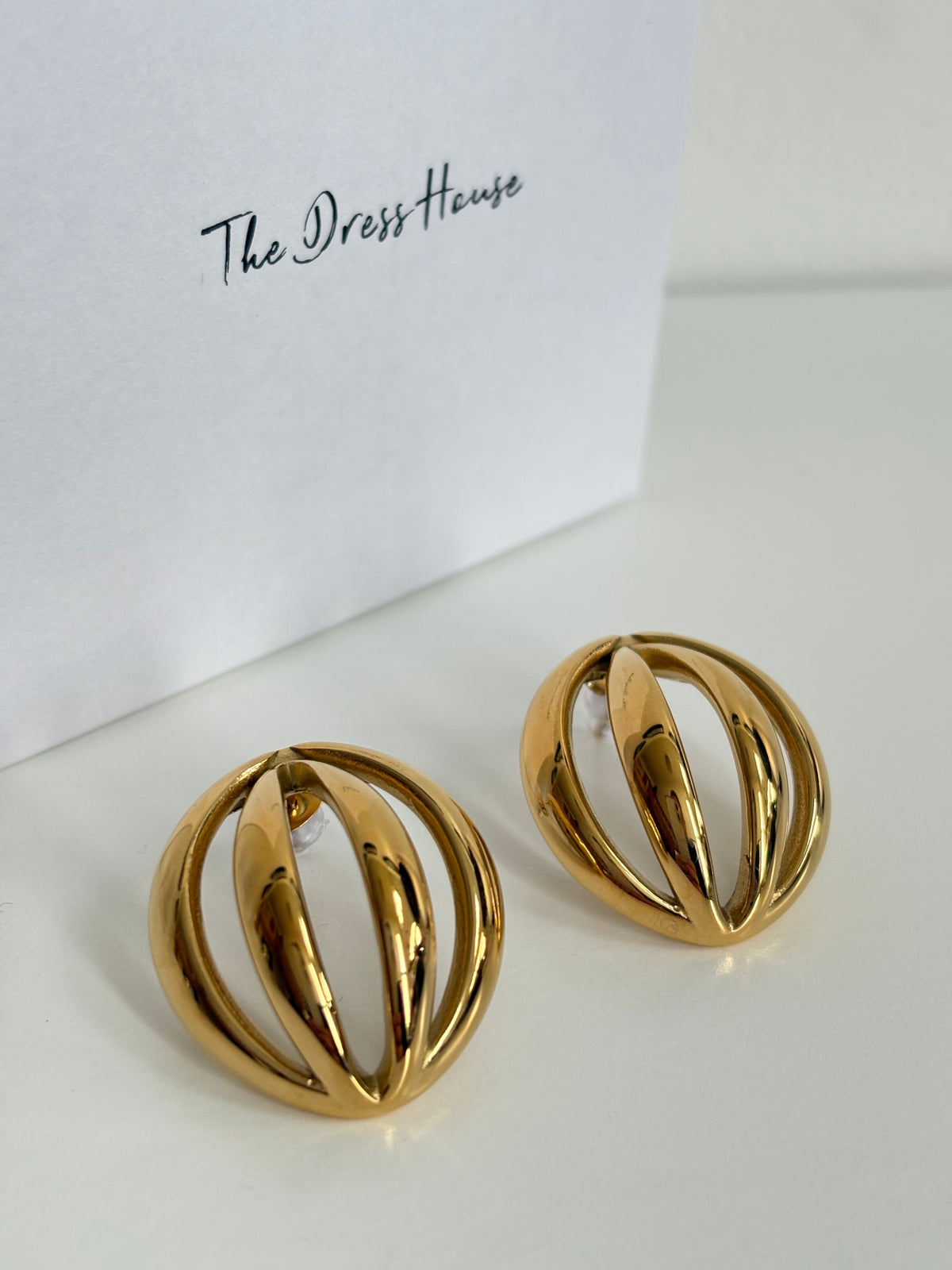 Adele - Gold Statement Earring