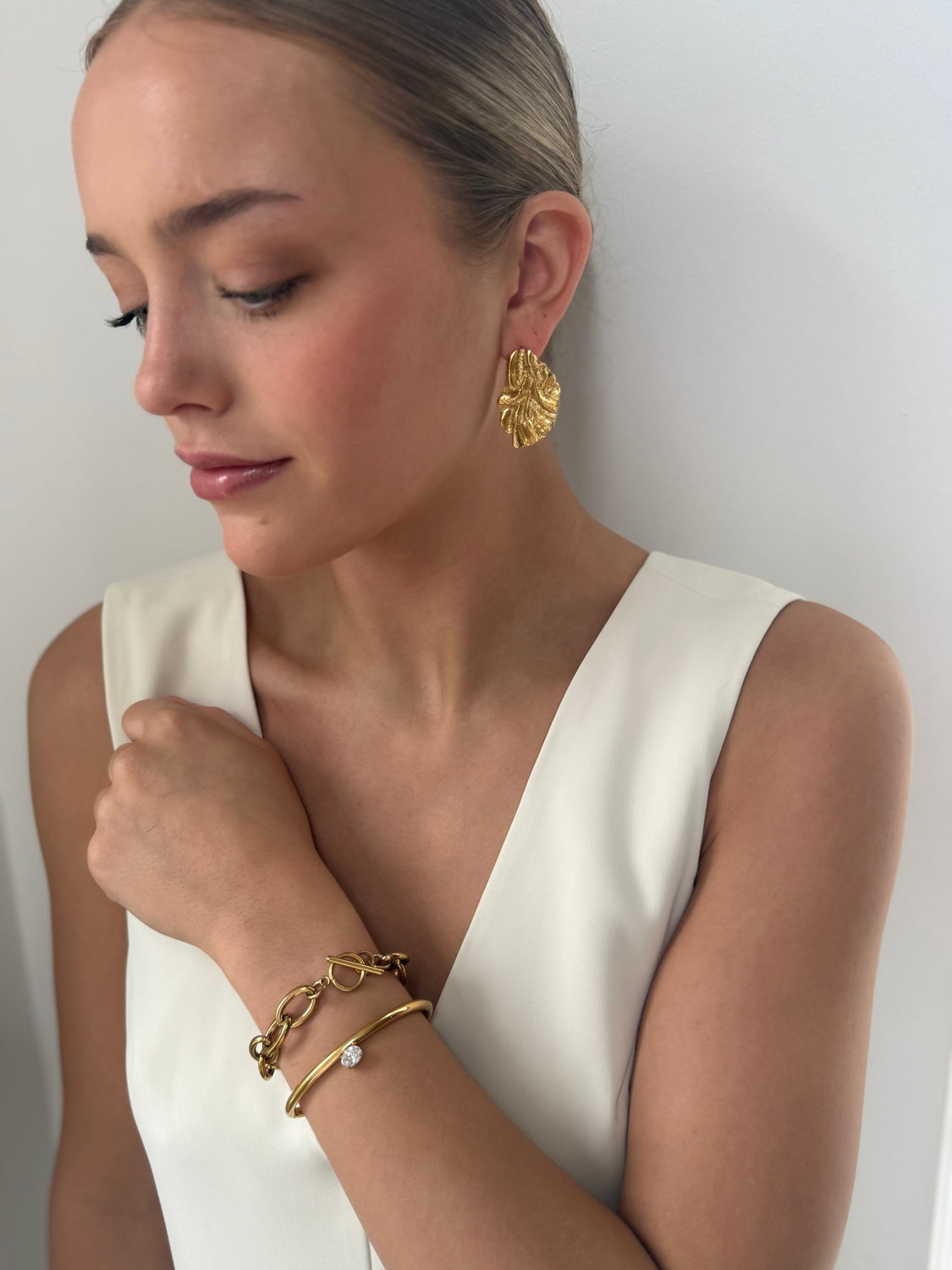 Anais - Gold Earring