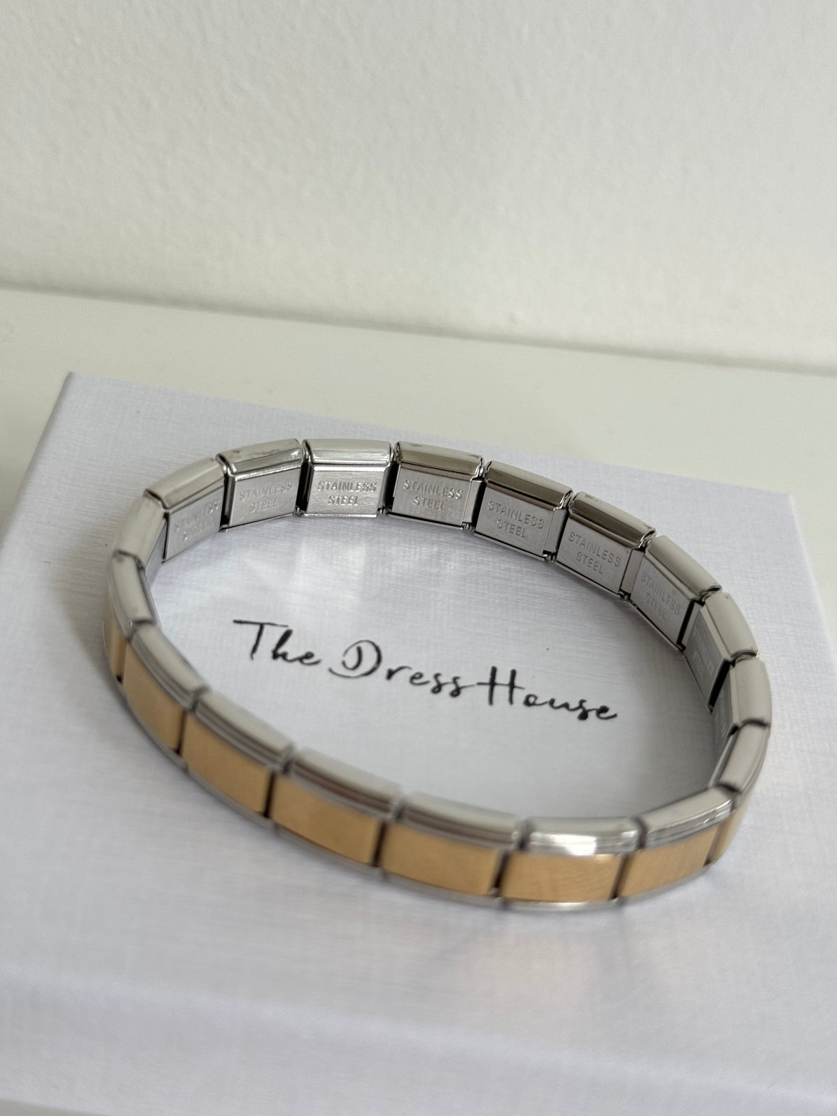 Didi - Two Tone Gold Silver Bangle Bracelet