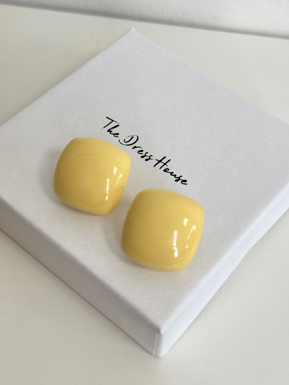 Lou - Yellow Earring