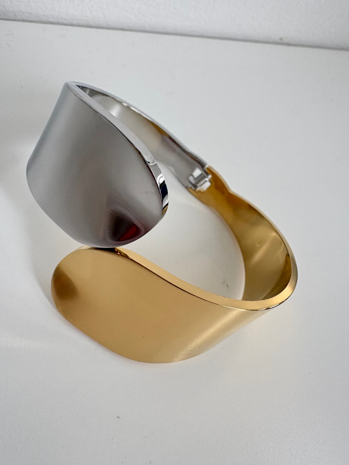 Eden - Gold Silver Cuff Bangle