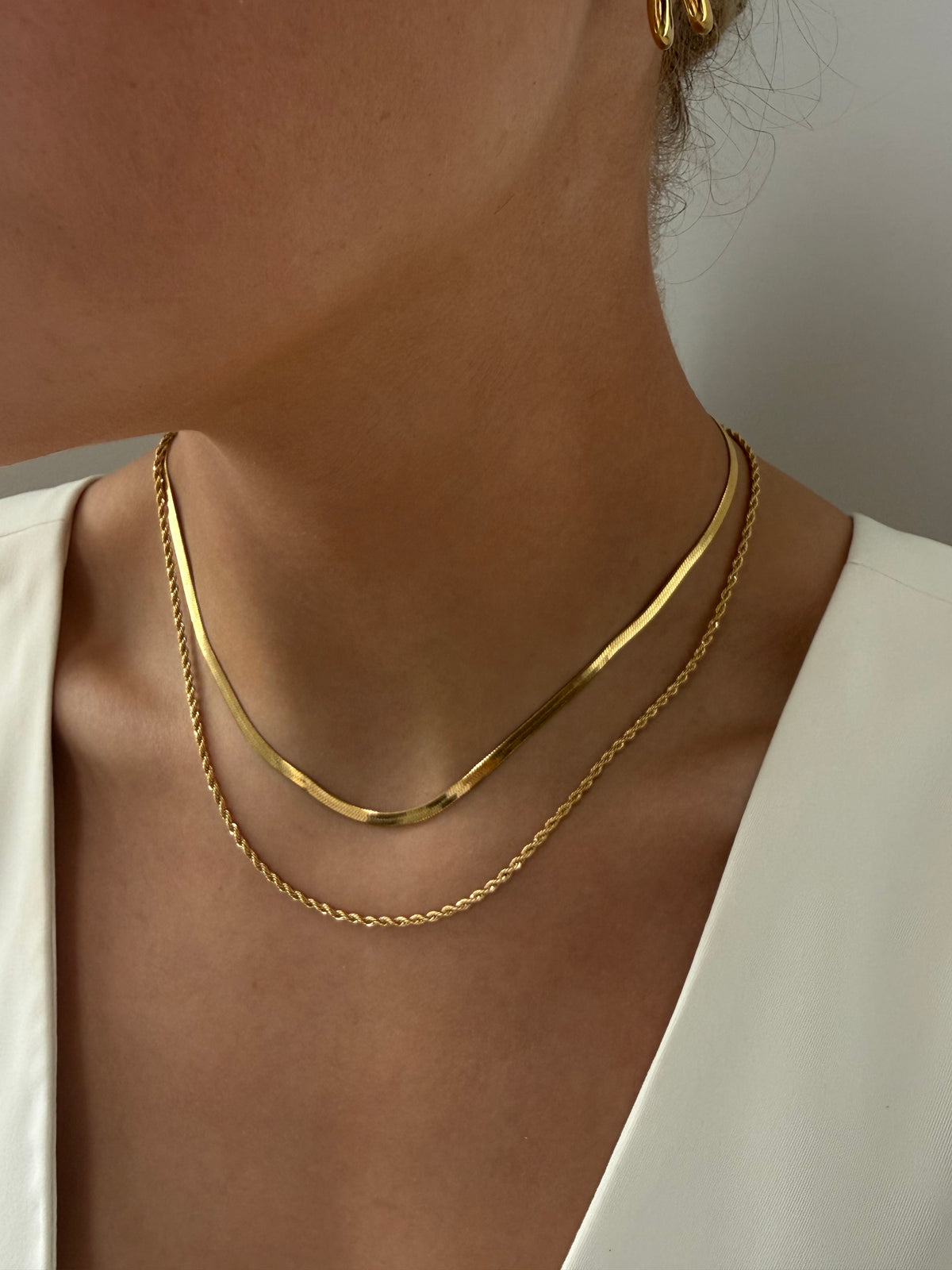 Amelia - Double Gold Necklace