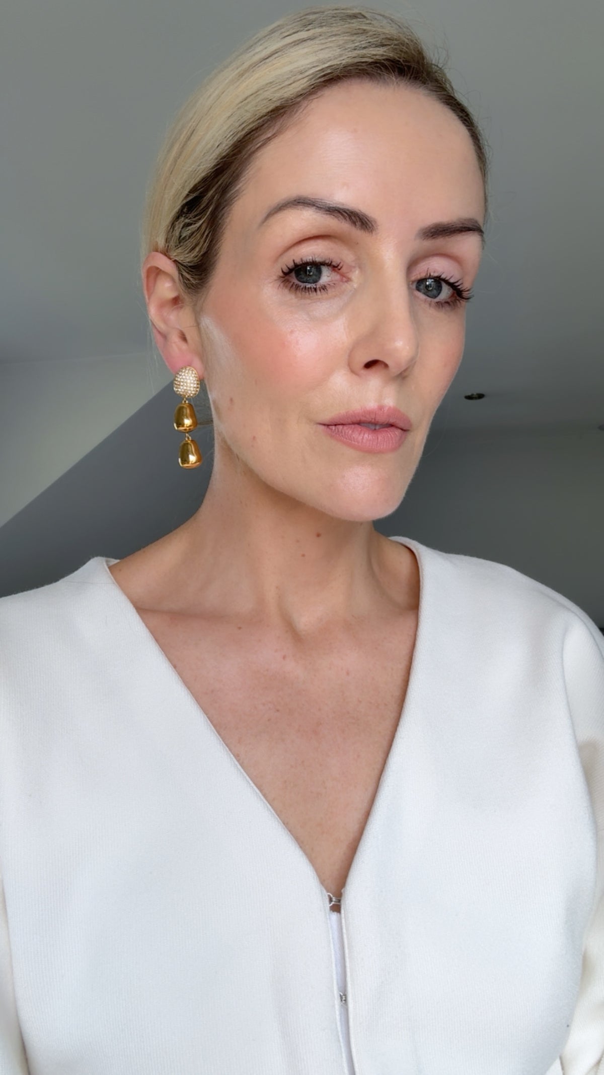 Avery - Gold Statement Earring