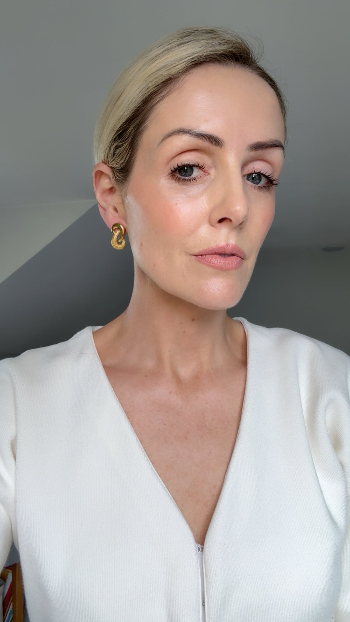 Kelsey - Gold Statement Earring