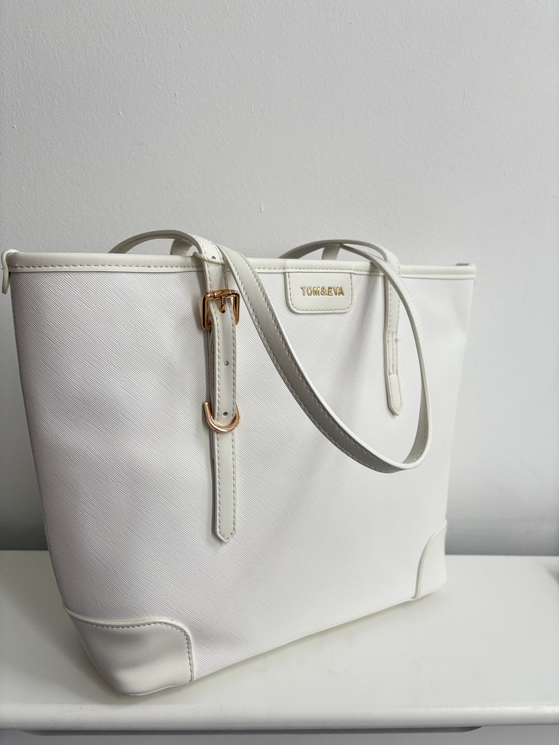 TOM & EVA - Kim White Shoulder Handbag