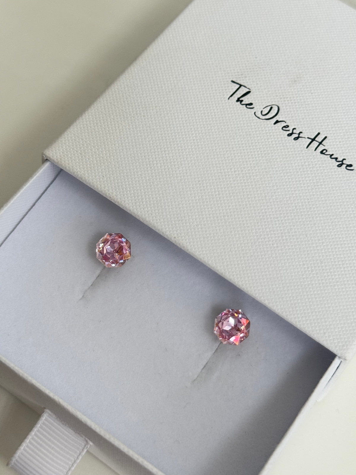 Simone - Pink Gold Stud Earring