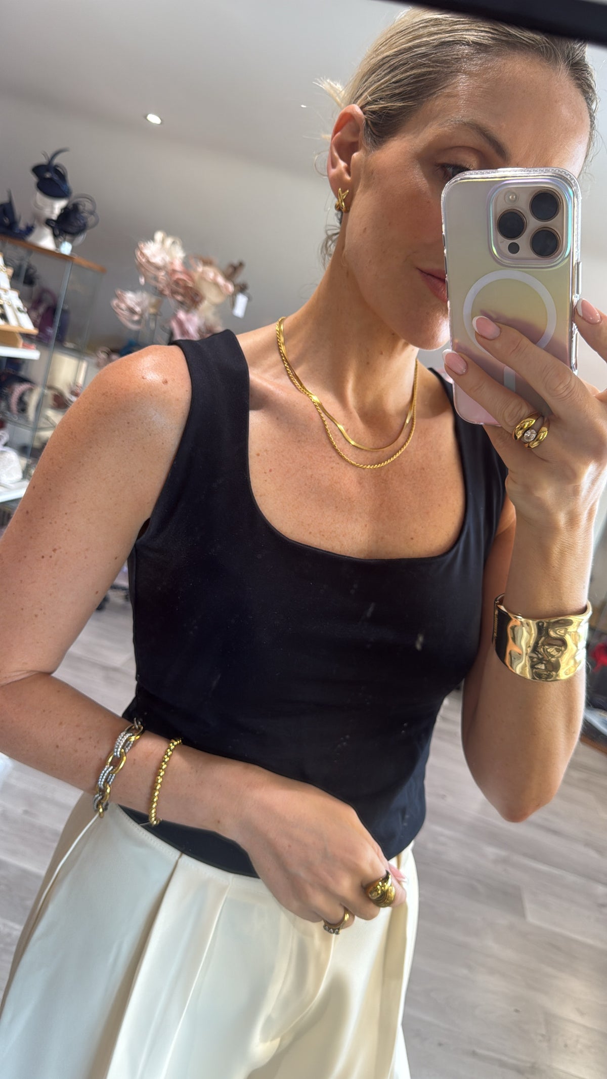 Amelia - Double Gold Necklace