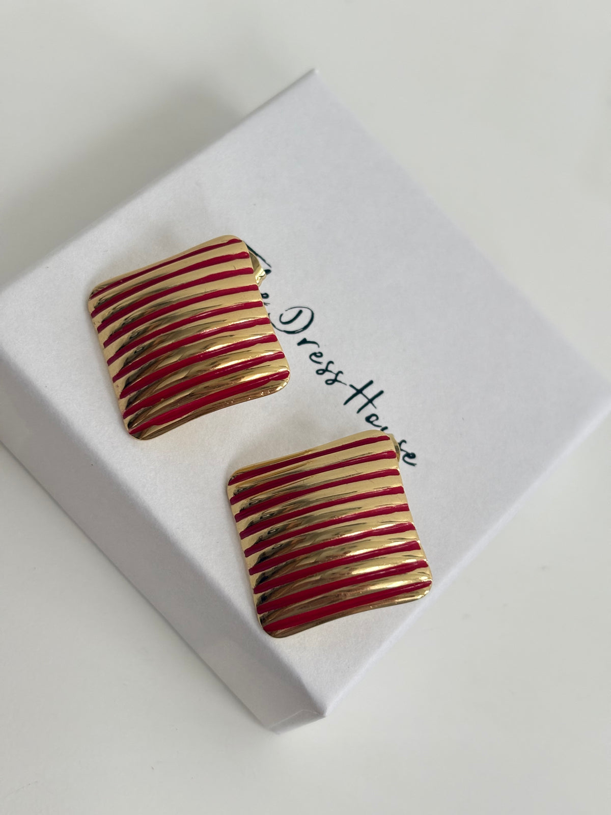 Kate - Red Gold Earring
