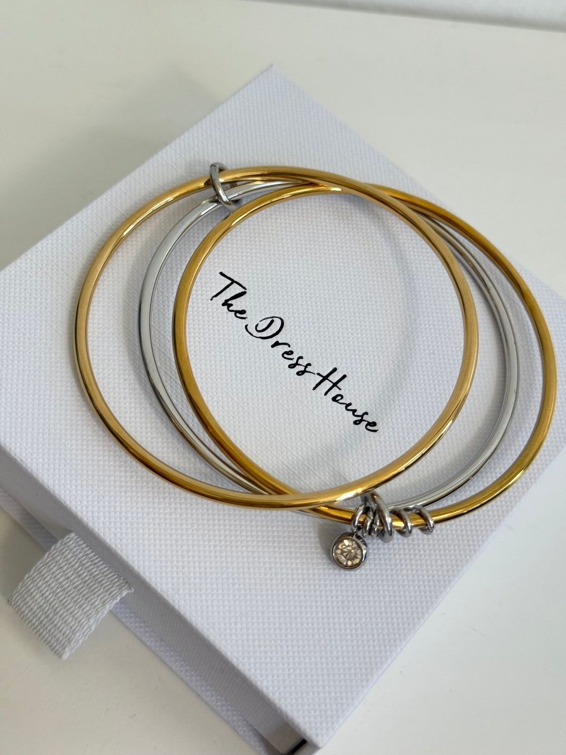 Luma - Gold Silver Stack Bracelet Set