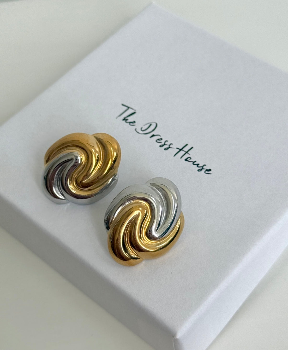 Lexi - Gold Silver Stud Earring