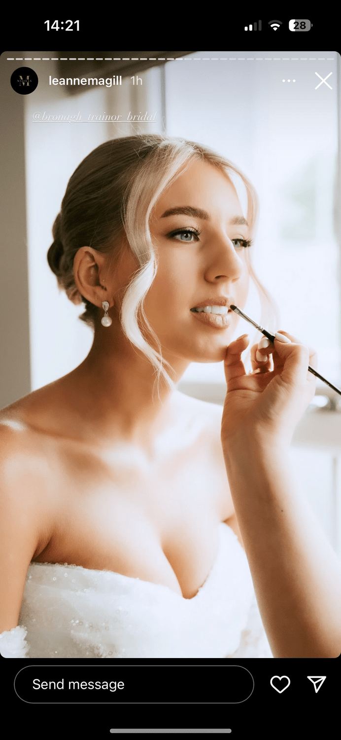 Lena - Silver Pearl Necklace Earring Gift Set