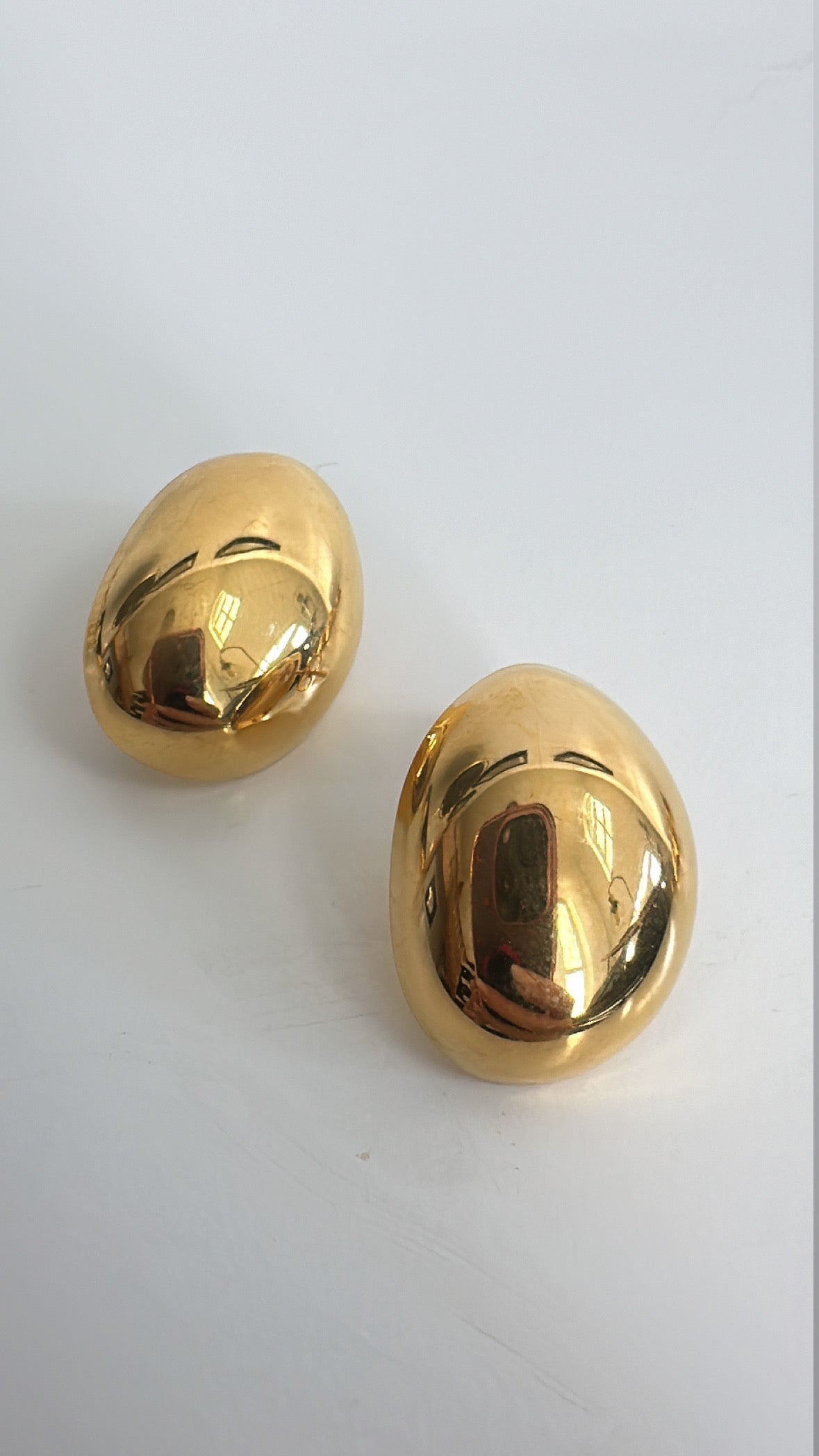Cleo - Small Gold Dome Earring
