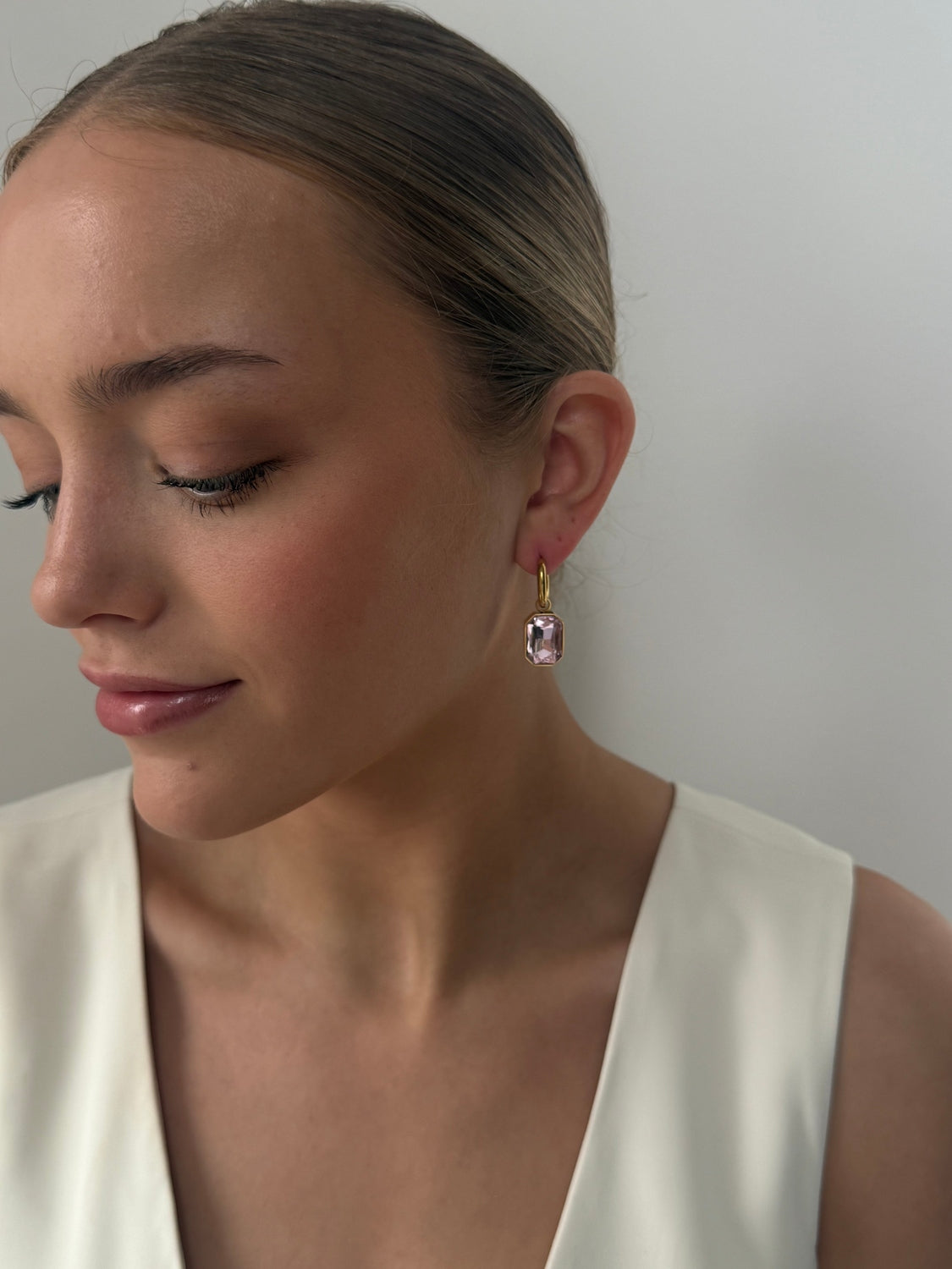 Marla - Pink Gold Earring