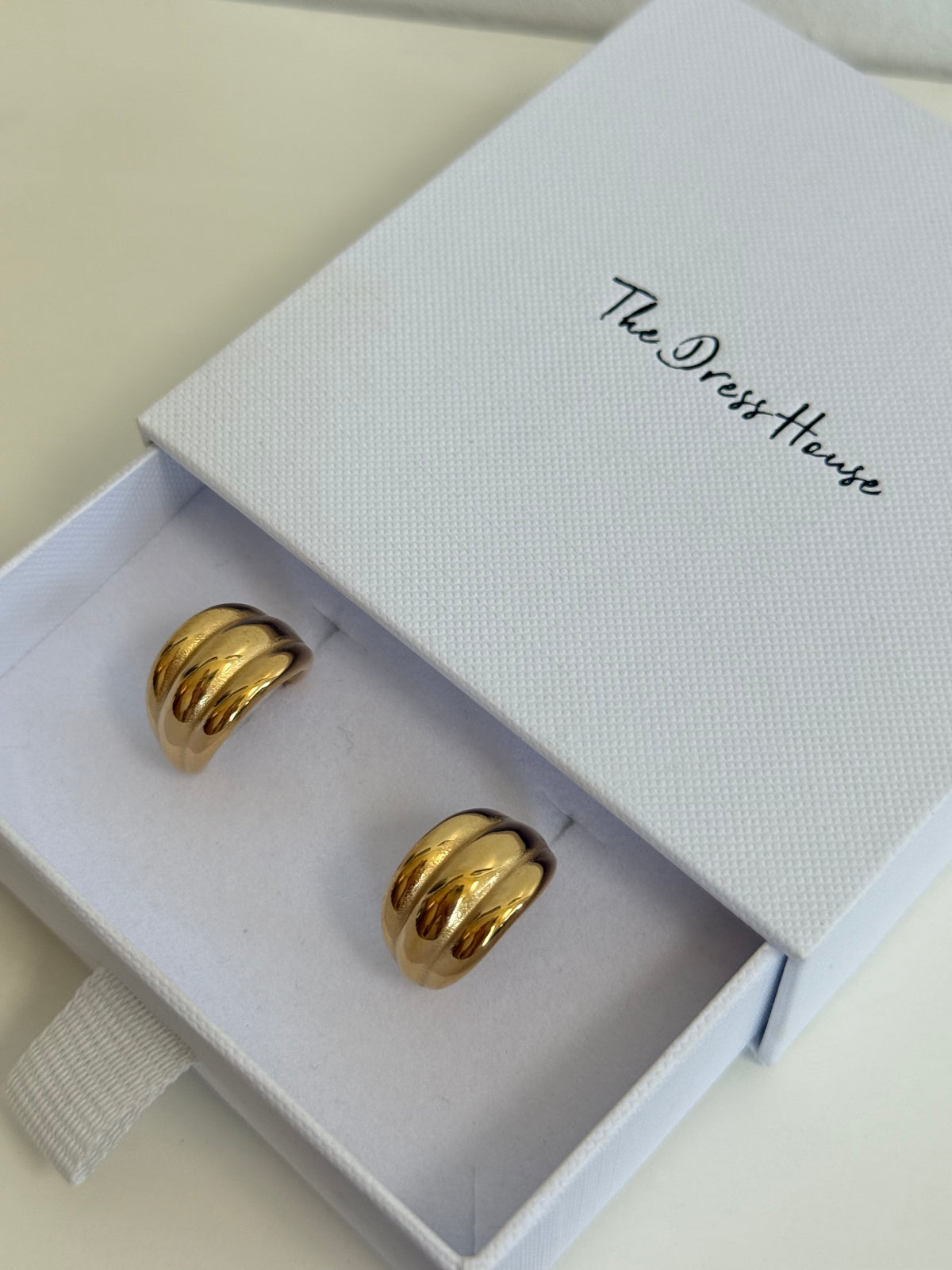 Carmela - Gold Hoop Earring