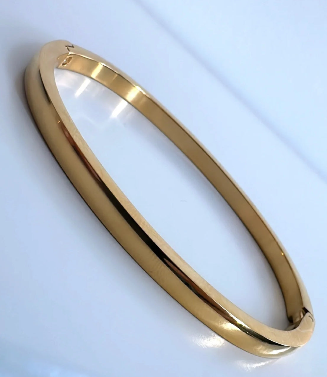 Gold Essentials Set - Bangle Earrings Necklace Ring