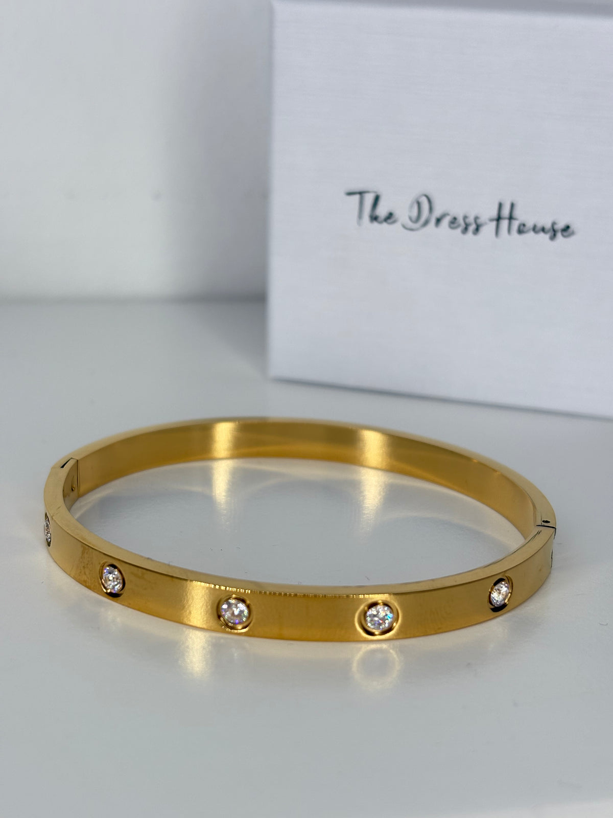Jessica - Gold Bangle Bracelet