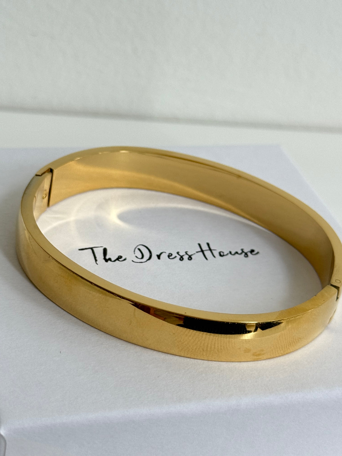 Harper - Gold Bangle  (Depth 90mm)