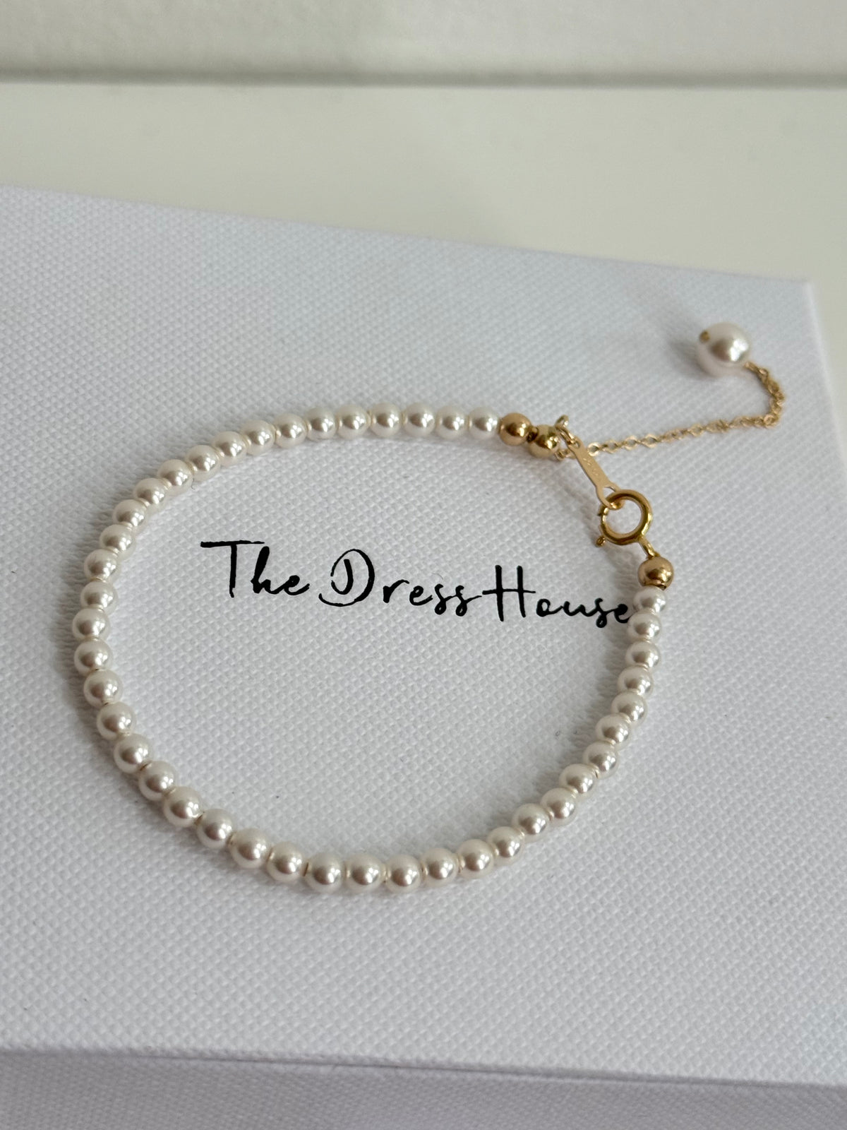 Flower Girl Pearl Gold Bracelet