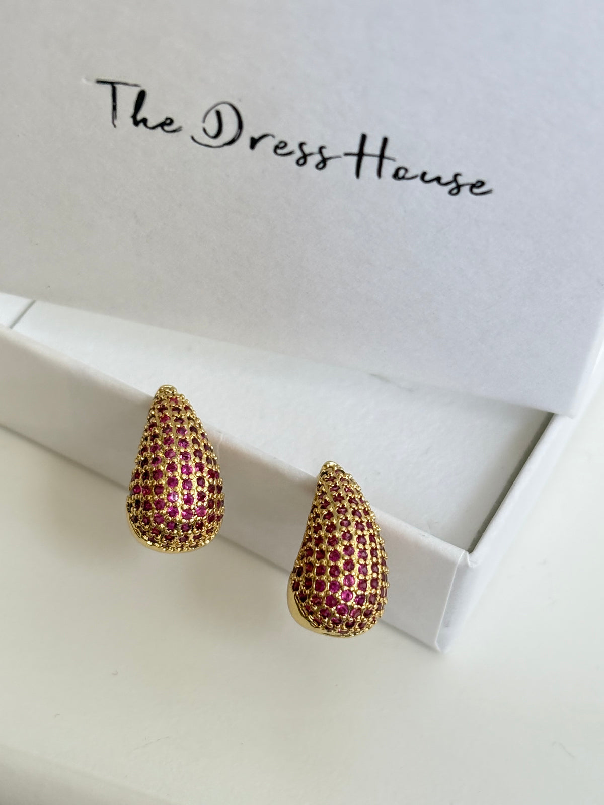 Maria Shimmer - Pink Gold Earring