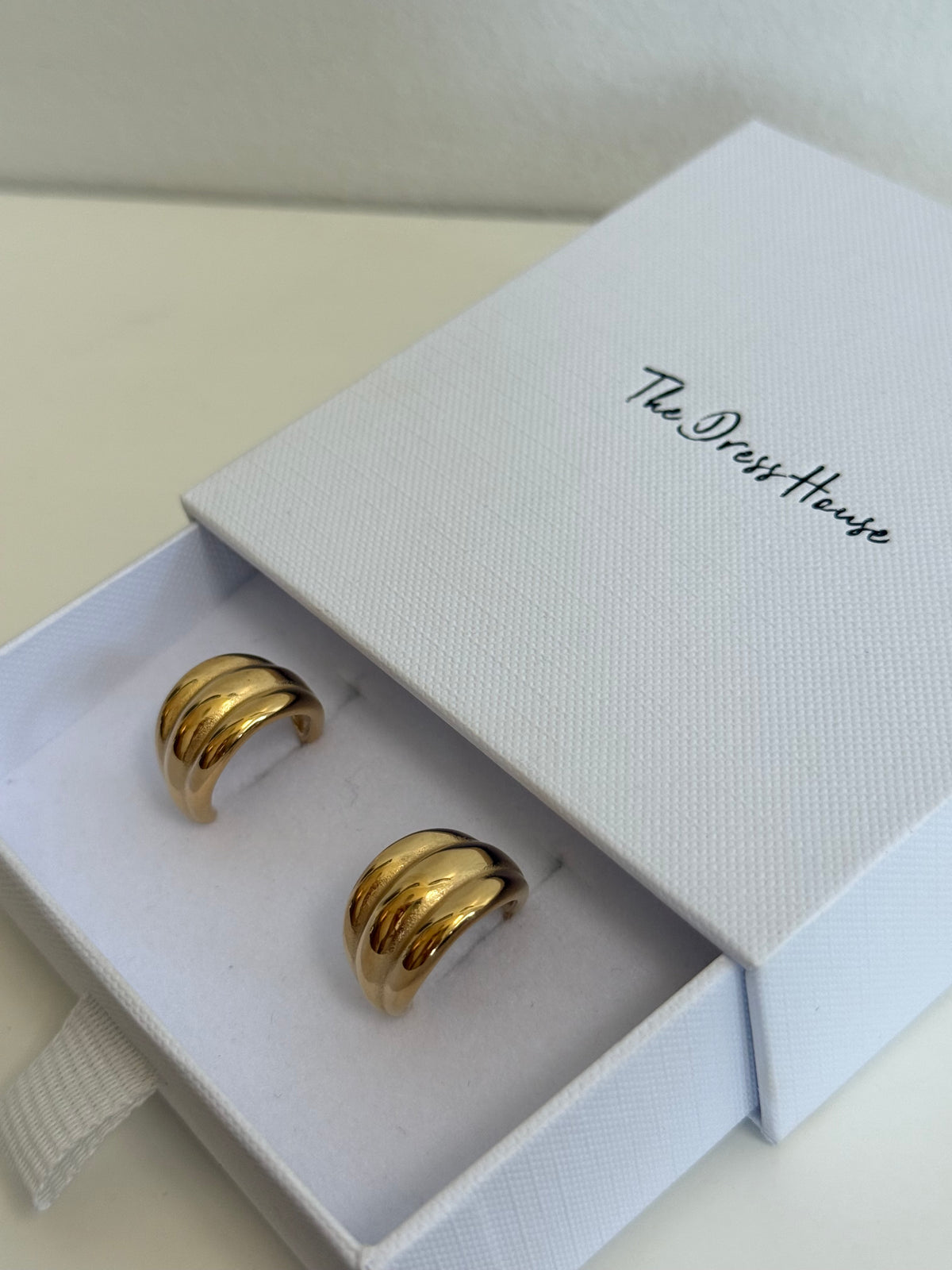 Carmela - Gold Hoop Earring