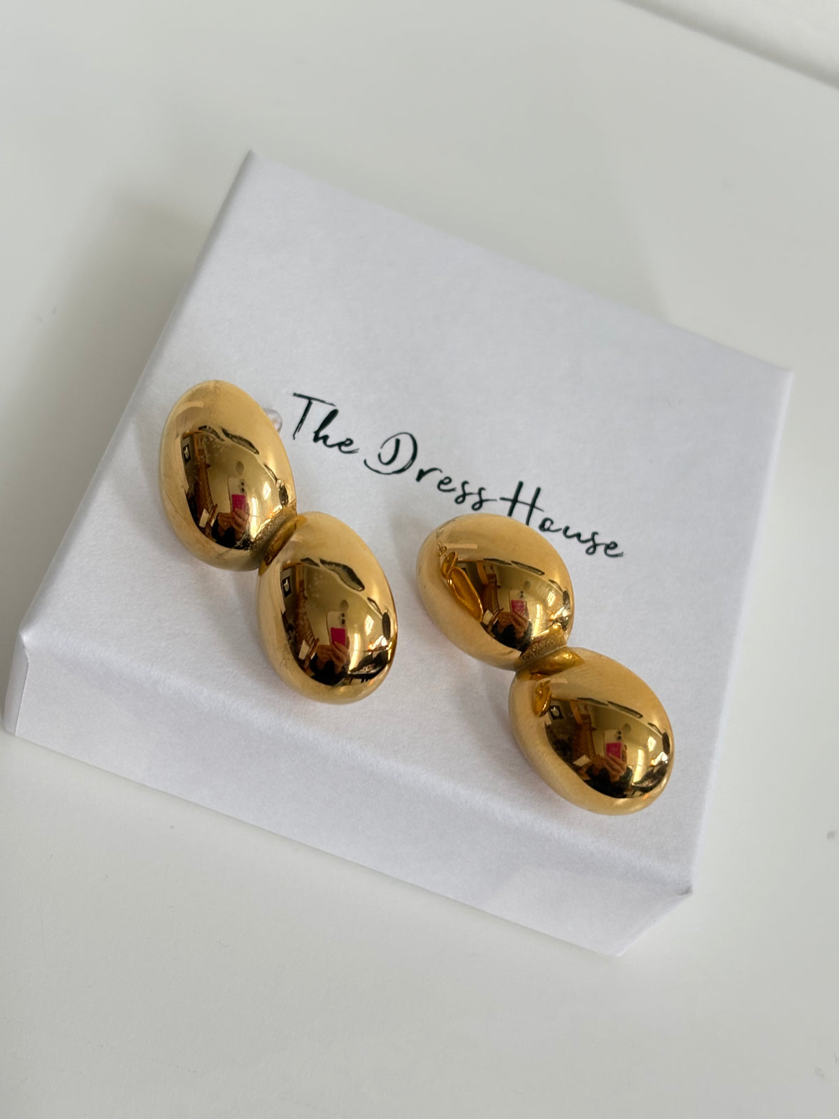 Aine - Gold Statement Earring