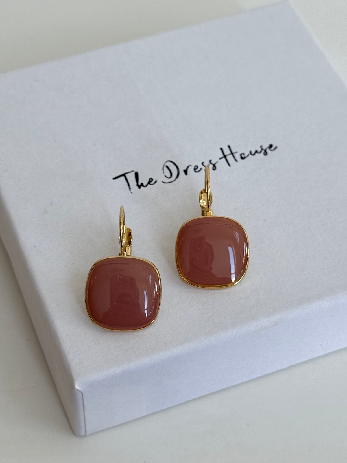 Kylie - Brown Gold Earring