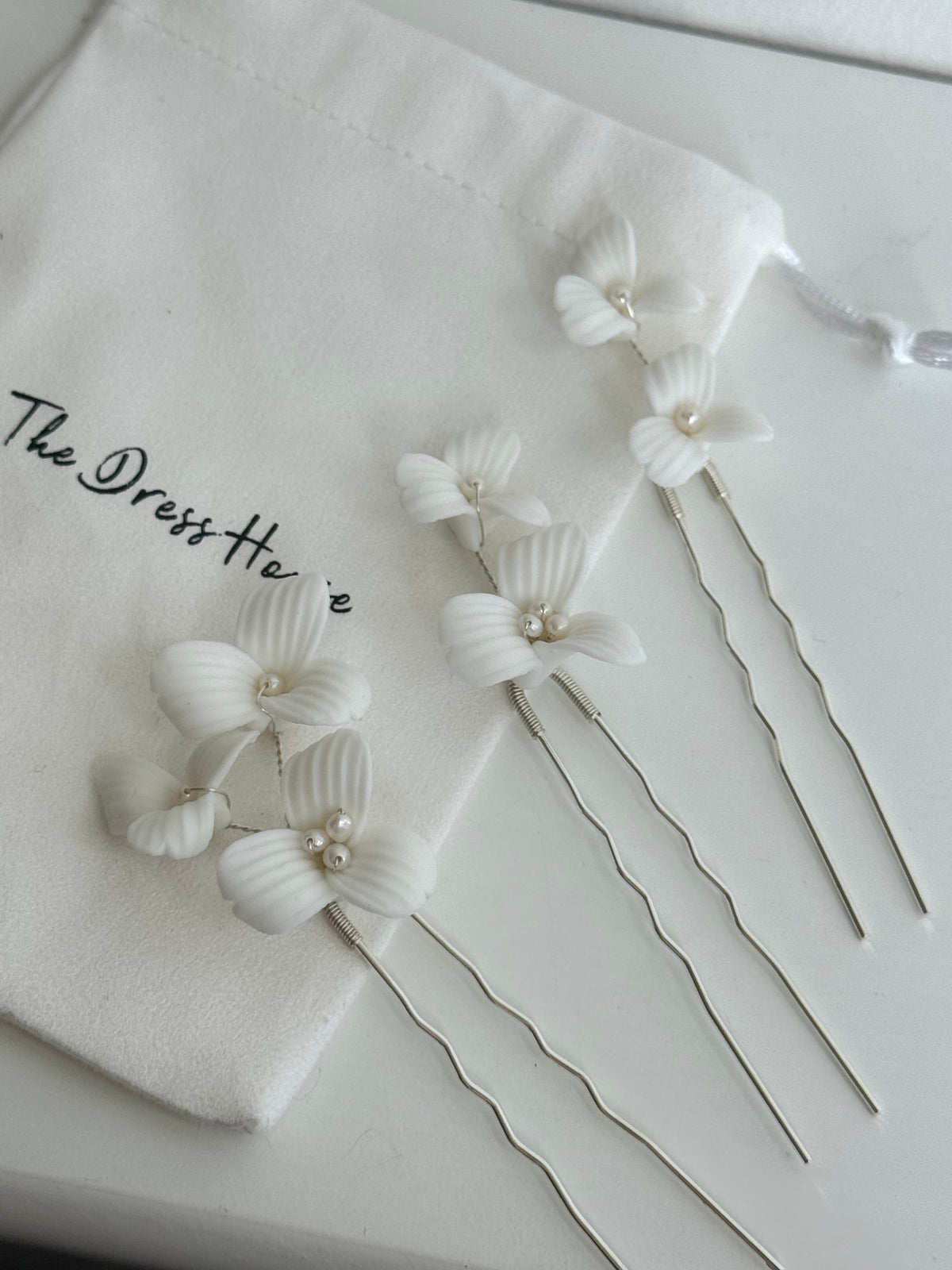 Ada May - Silver Hair Pins