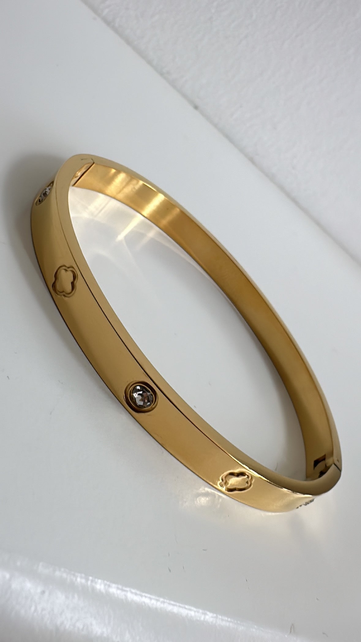 Hailie - Gold Bangle Bracelet