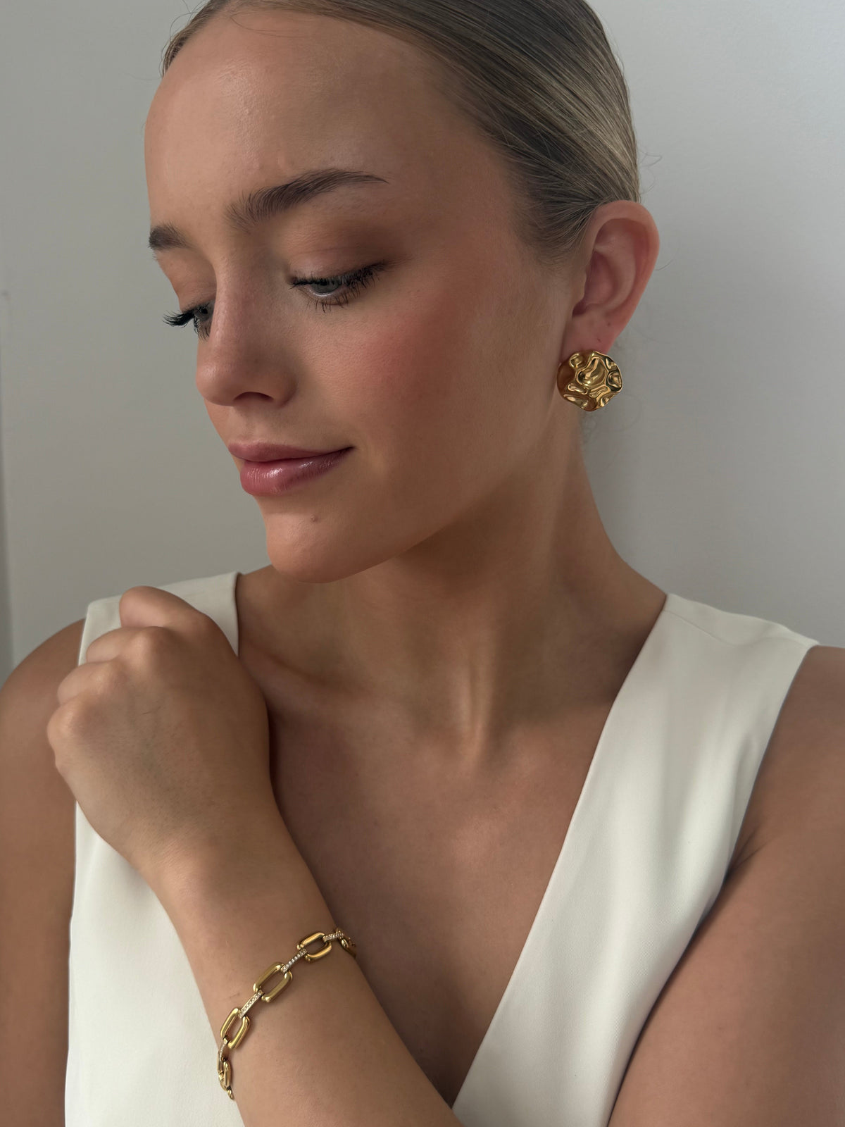 Nola - Gold Link Bracelet