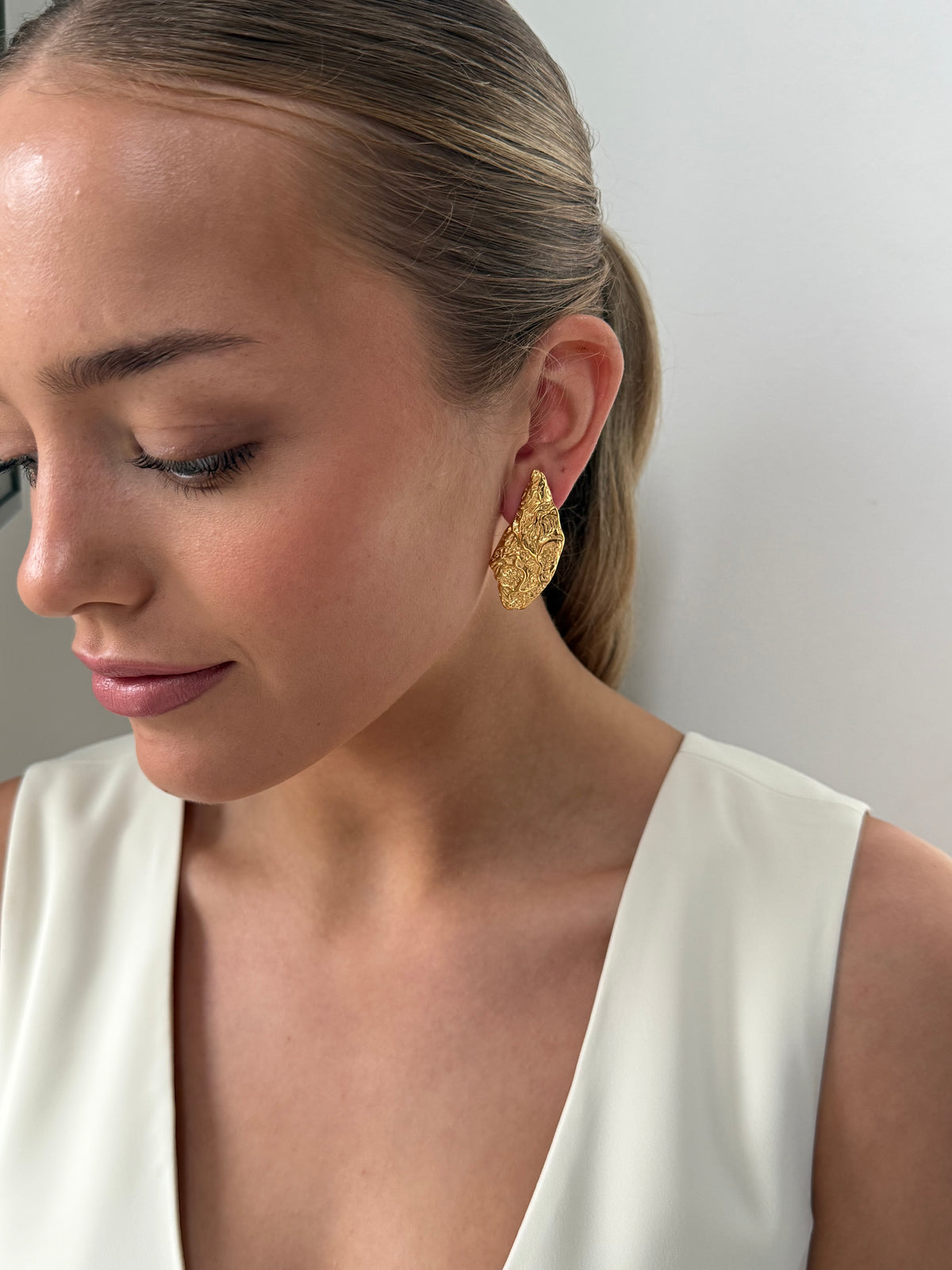 Carmen - Gold Statement Earring