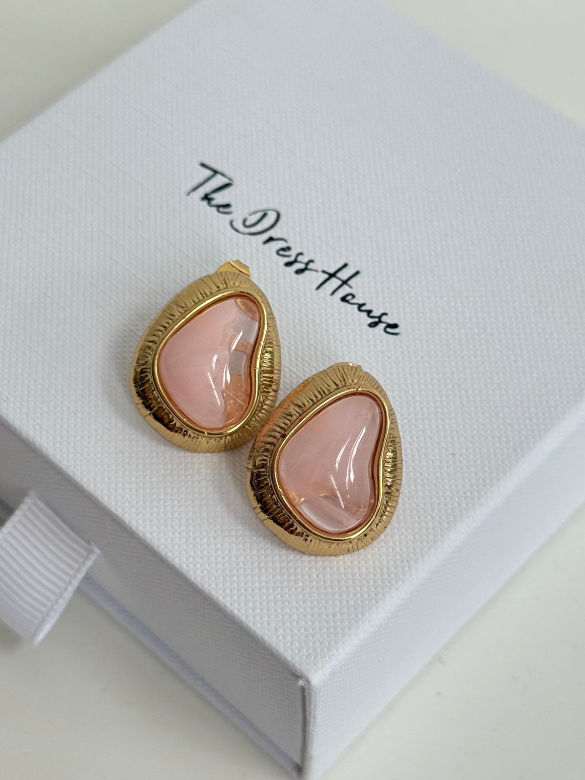Sara - Pink Gold Earring