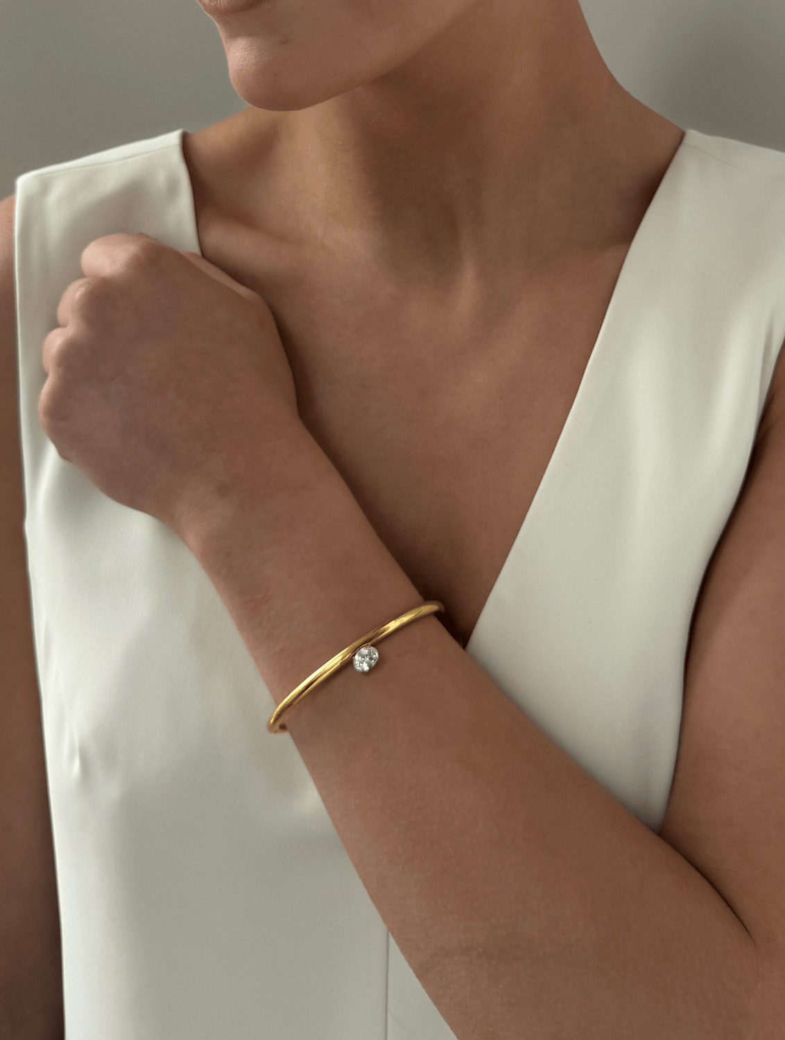 Mila - Gold Bangle Bracelet