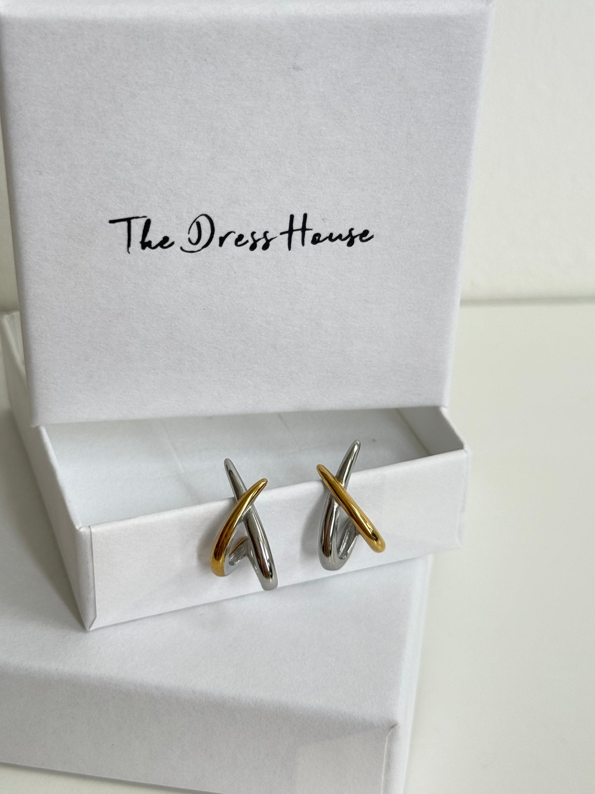 Martha - Gold Silver Earring