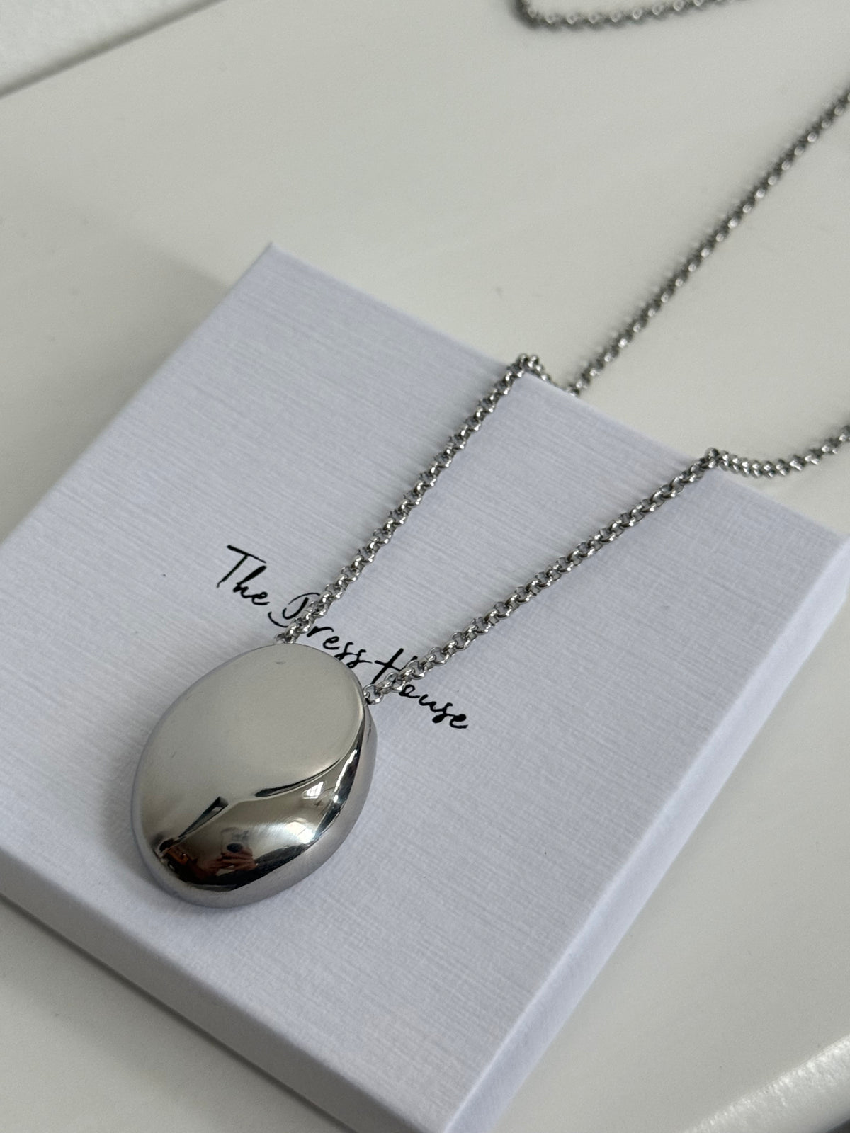 Cleo - Silver Pendant Necklace