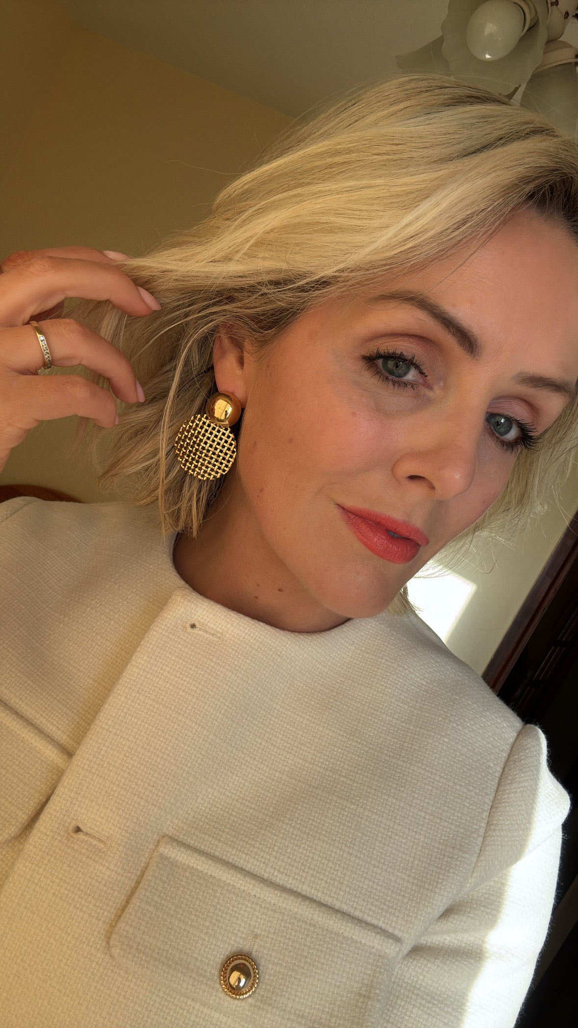 Riana - Gold Earring