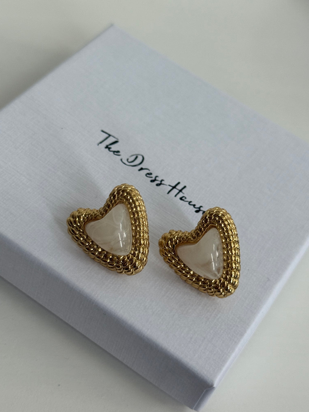 Bella - Gold Heart Earring