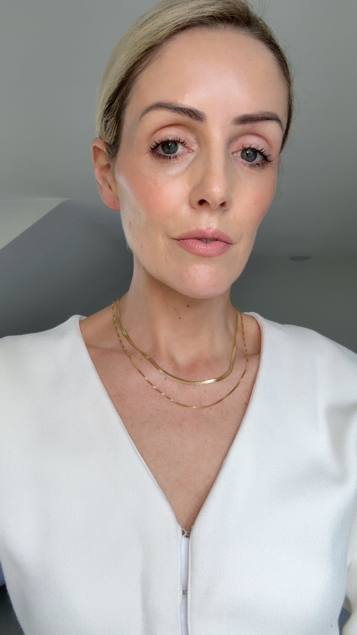 Maya - Gold Double Layer Necklace