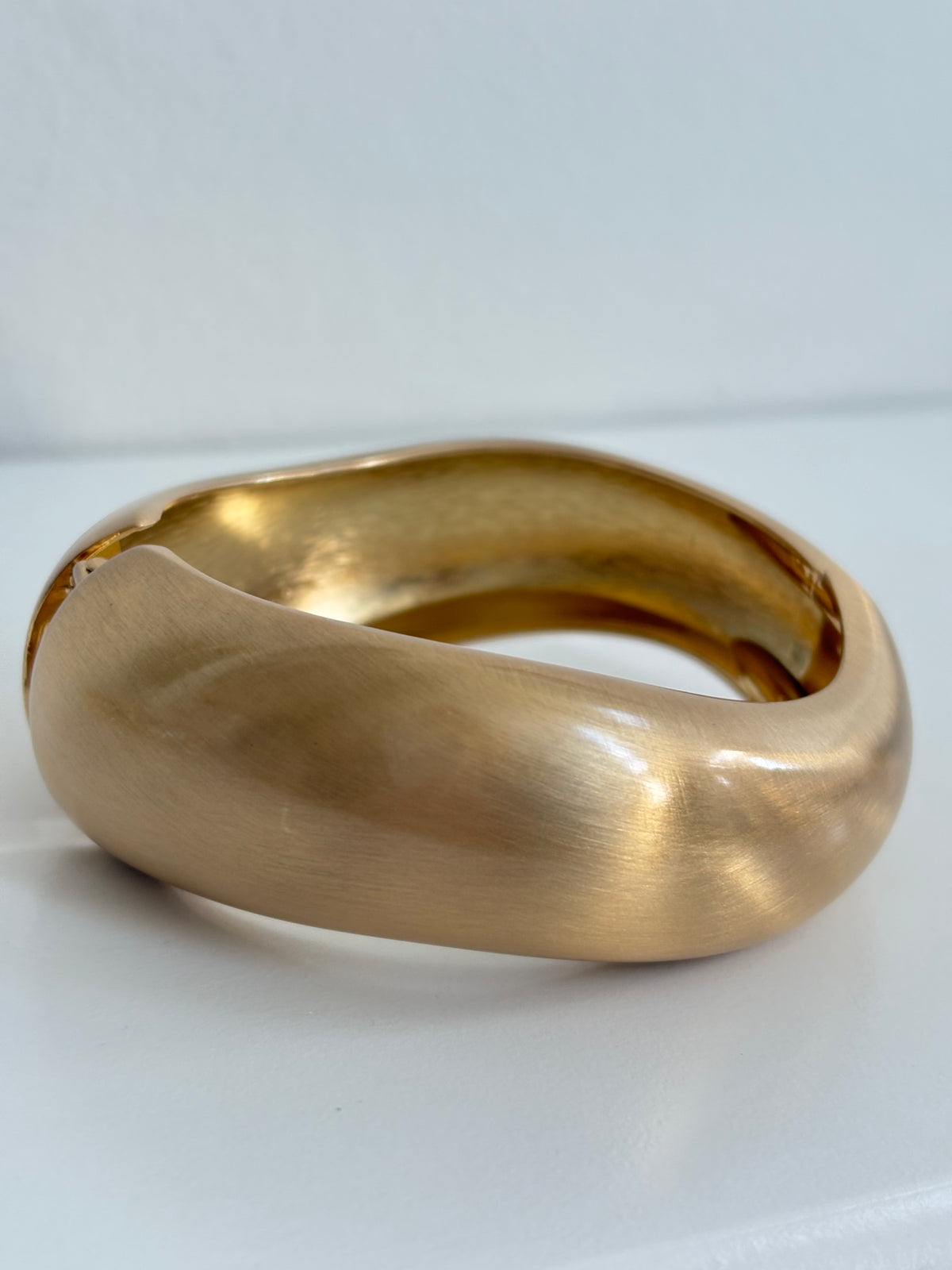 Gret - Matt Gold Cuff Bangle