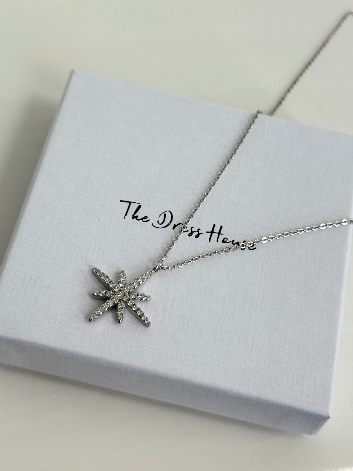Sitara - Silver Star Necklace