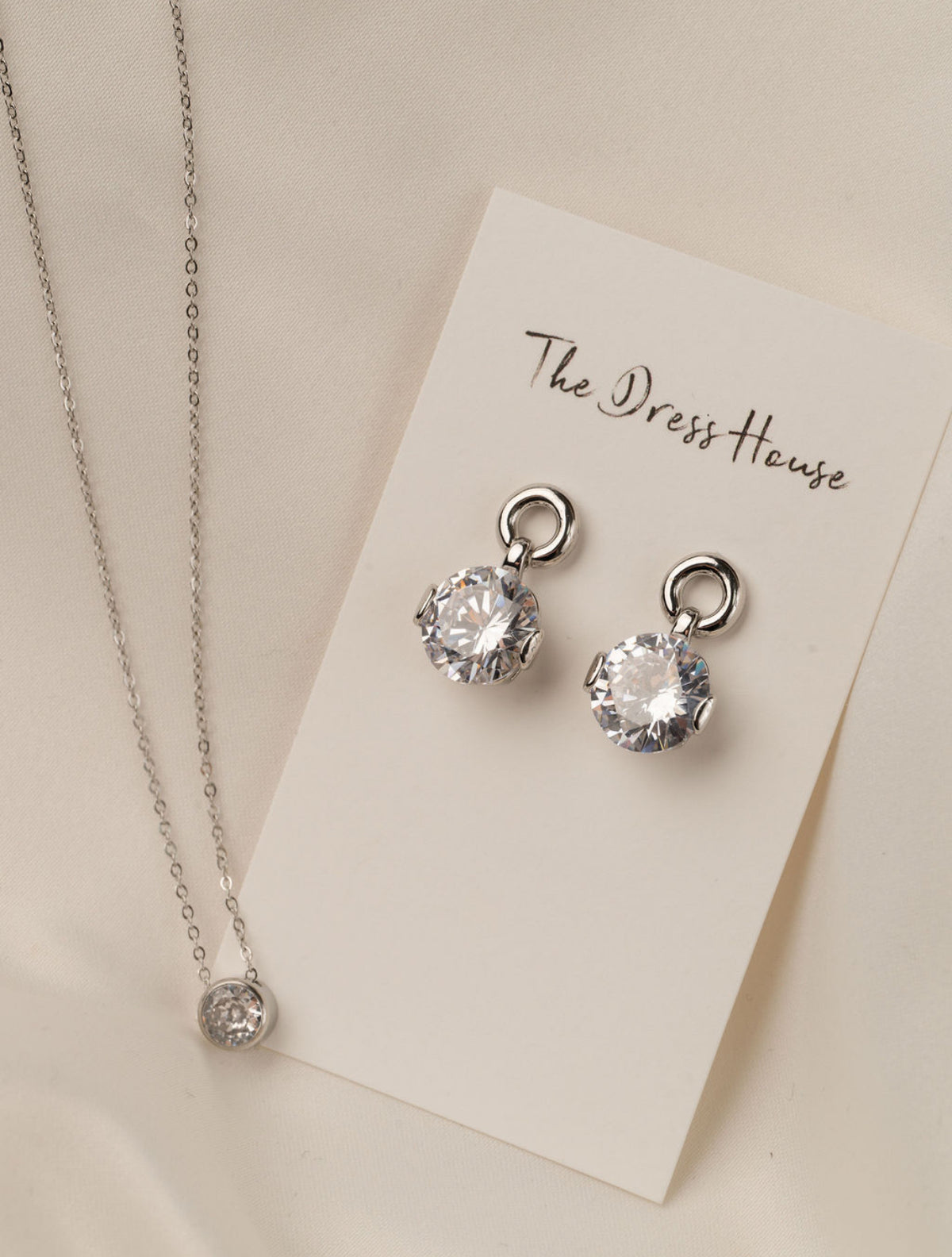 Fillipa - Silver Earring Necklace Gift Set