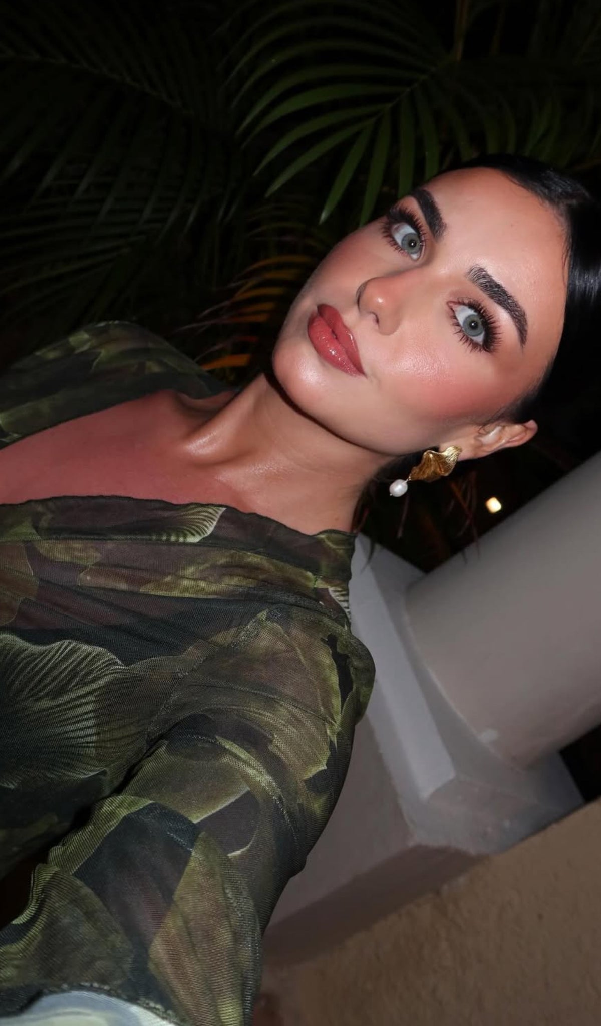 Mila - Gold Pearl Earring