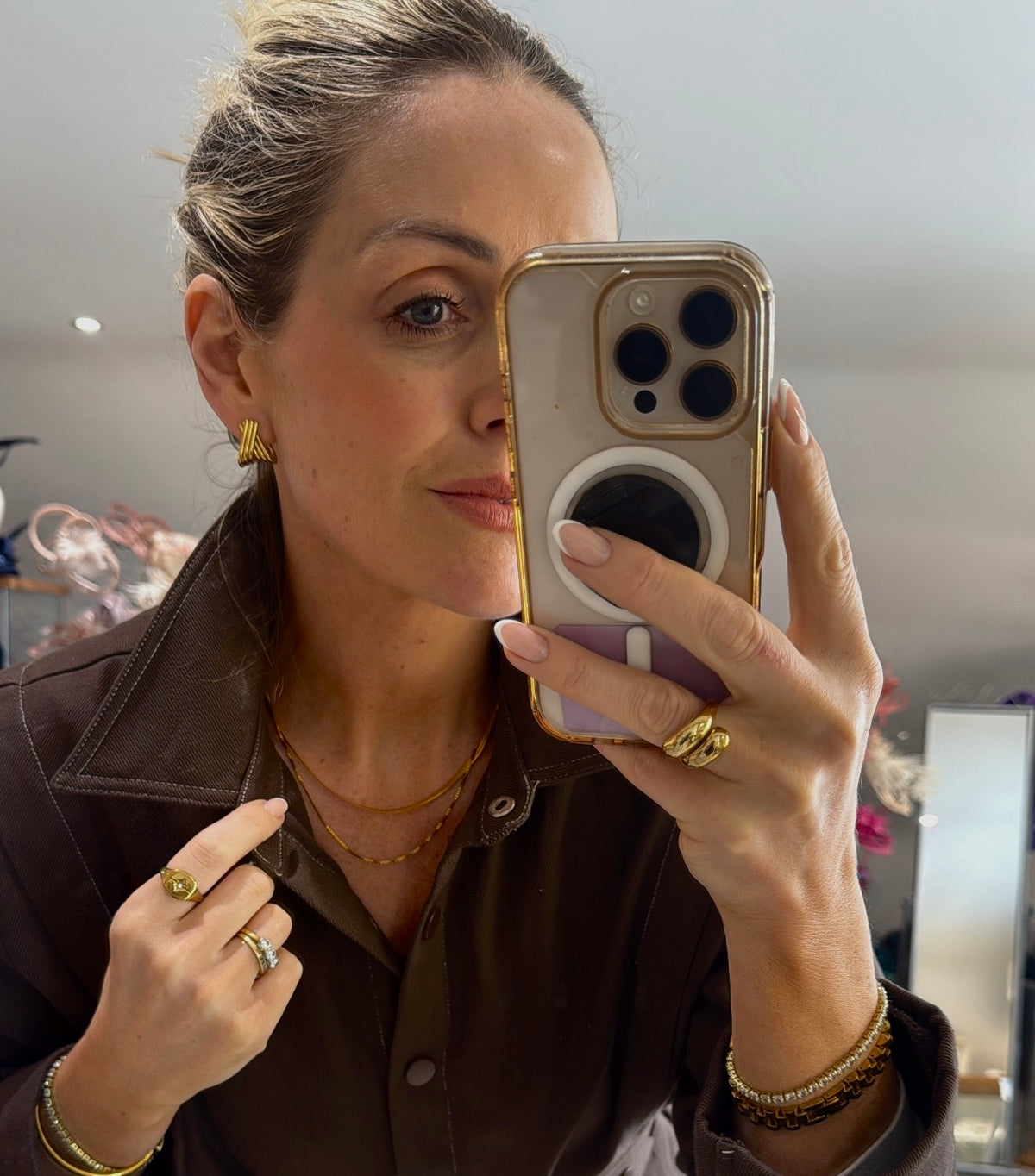 Jenny - Gold Earring