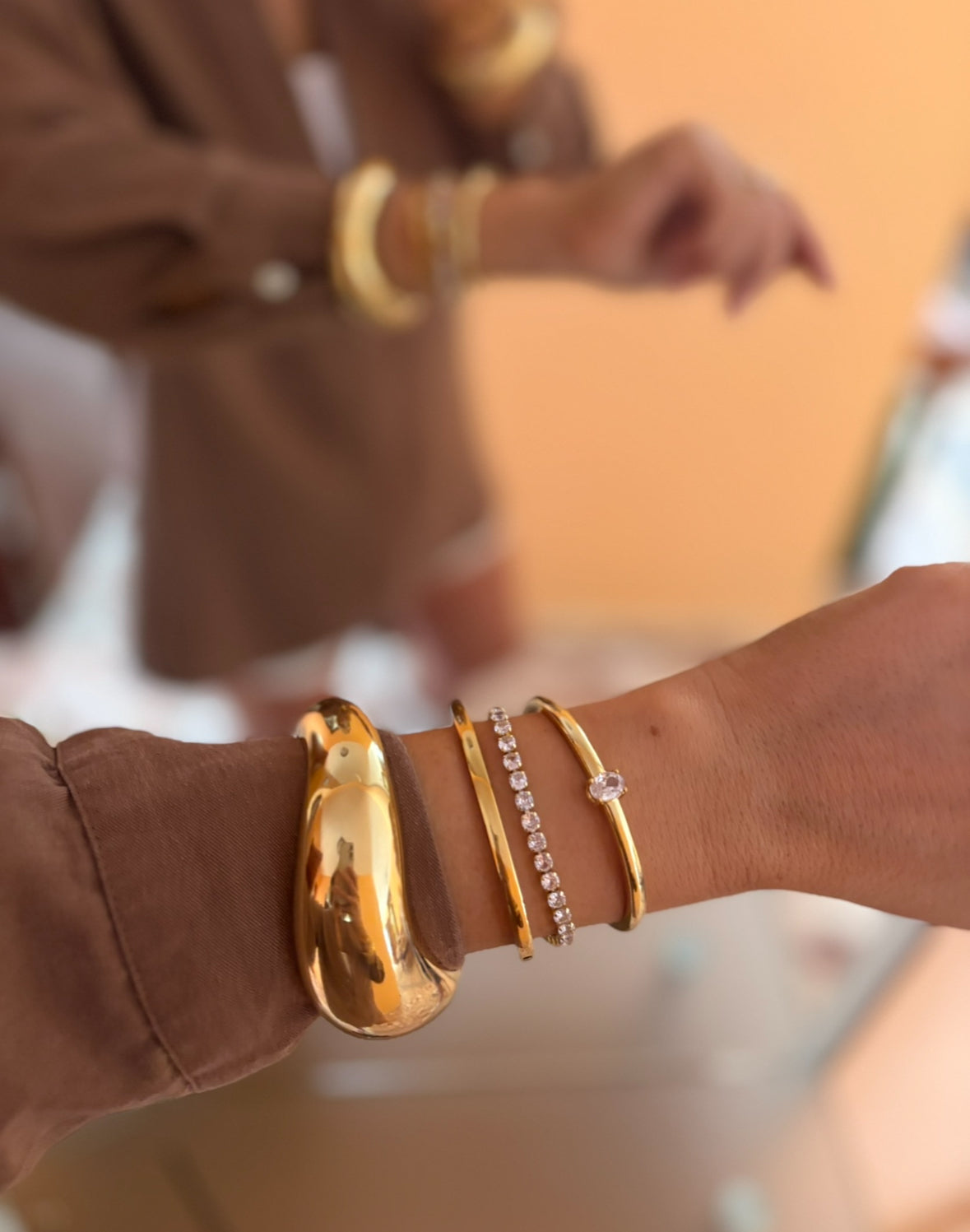 Ameila Anna - Gold Bracelet Bangle